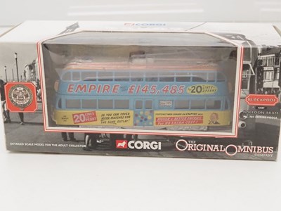 Lot 160 - A group of CORGI 1:76 scale Blackpool trams -...