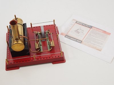 Lot 180 - An unboxed MAMOD SE3 stationary steam engine -...