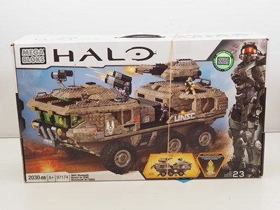 Lot 213 - A large MEGA BLOKS Halo set together with two...