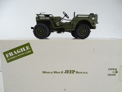 Lot 154 - A 1:16 scale DANBURY MINT World War II Jeep...