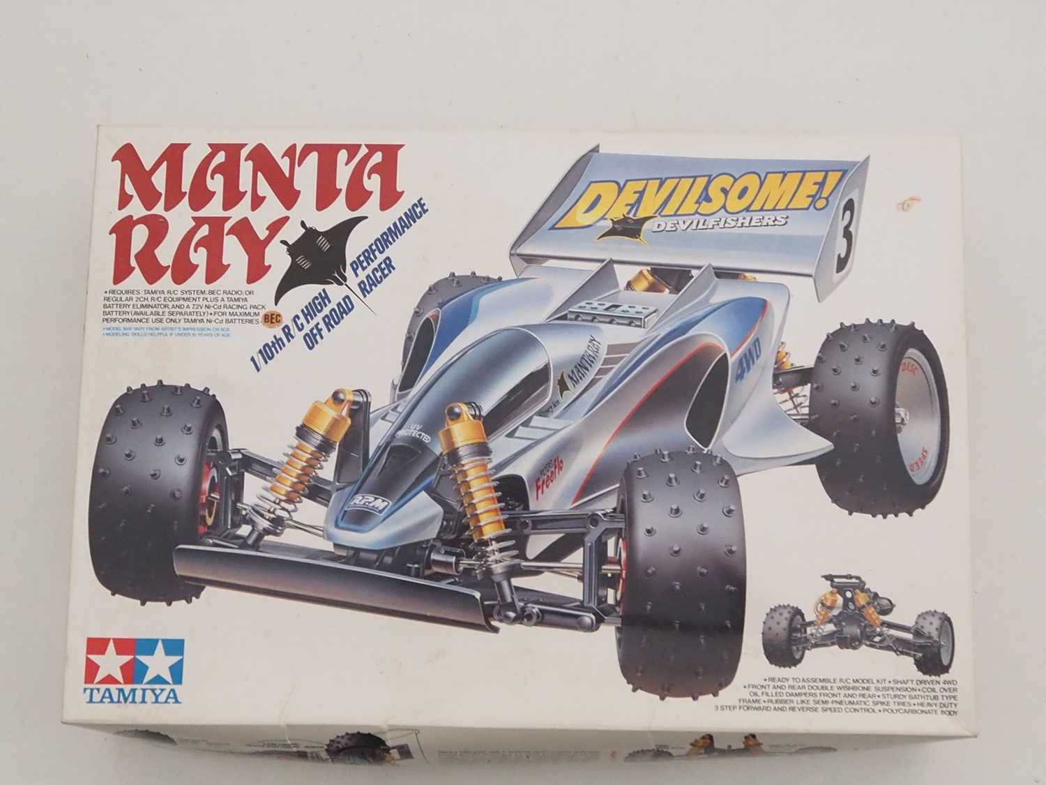 Lot 236 - A TAMIYA radio controlled 'Manta Ray' off road...