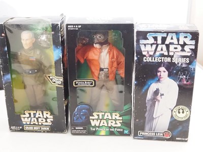 Lot 245 - A group of modern STAR WARS 12" figures in...