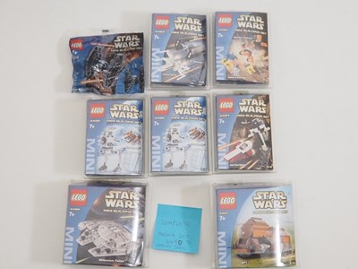 Lot 259 - STAR WARS LEGO - A group of Star Wars Mini...