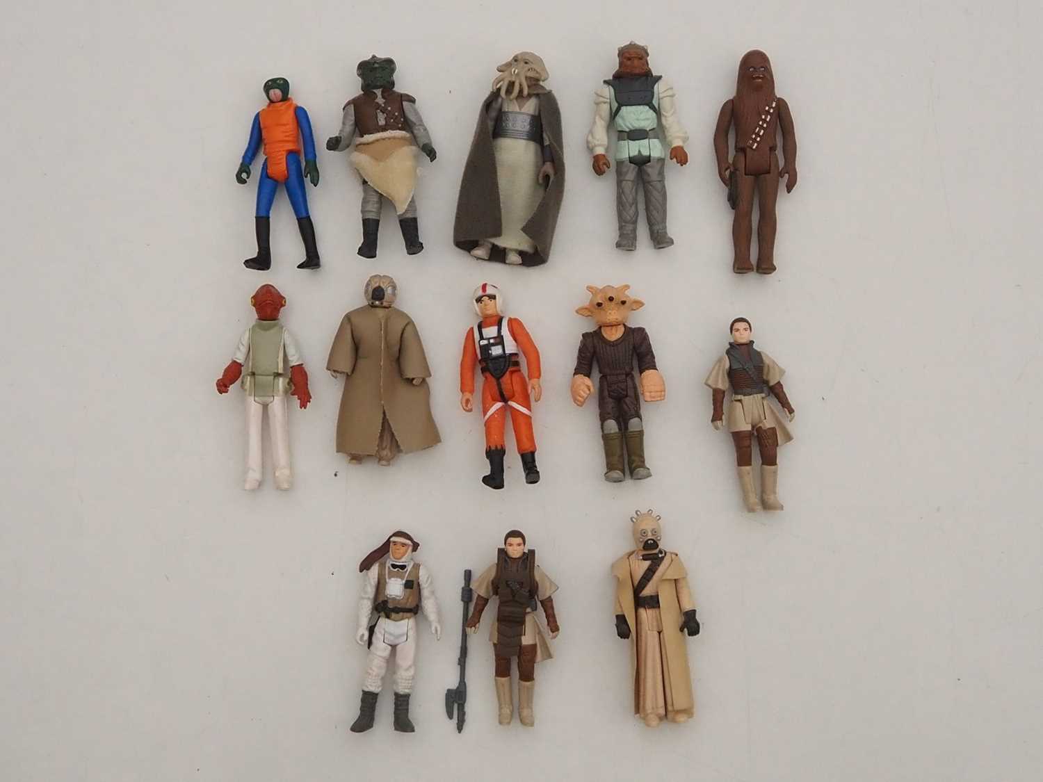 Lot 267 - A group of vintage STAR WARS PALITOY...