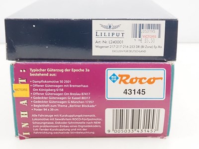 Lot 331 - A ROCO HO gauge 43145 goods train pack...