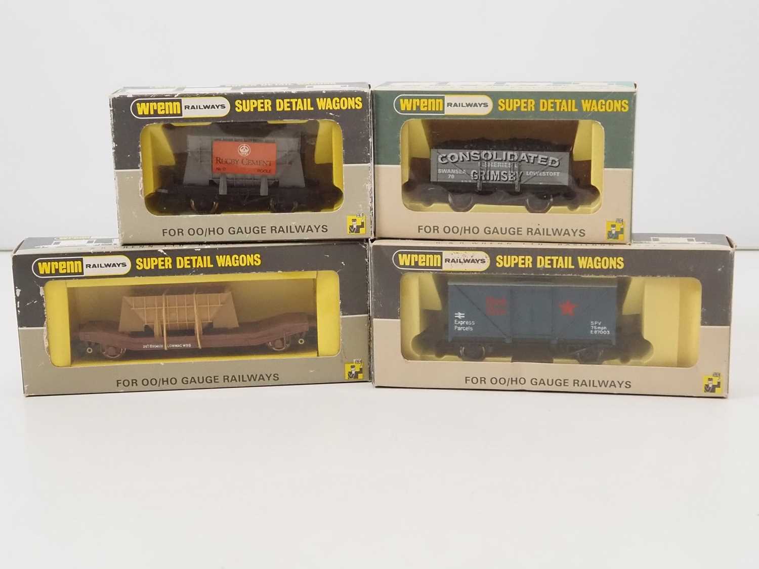 Lot 354 - A group of rarer WRENN wagons comprising:...