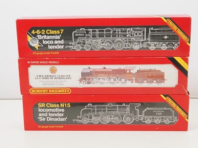 Lot 357 - A group of HORNBY OO gauge steam locomotives...