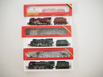 Lot 357 - A group of HORNBY OO gauge steam locomotives...