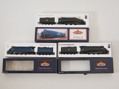 Lot 374 - A group of BACHMANN OO gauge Class A4 steam...