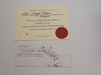 Lot 381 - A BACHMANN OO gauge limited edition Royal Scot...