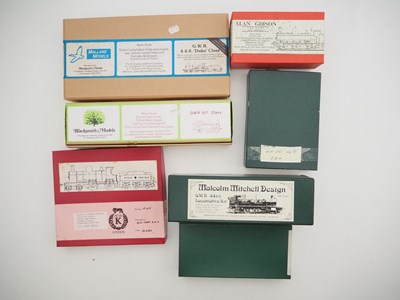 Lot 390 - A group of OO gauge unbuilt etched nickel...