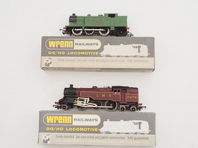 Lot 409 - A pair of WRENN OO gauge steam tank...