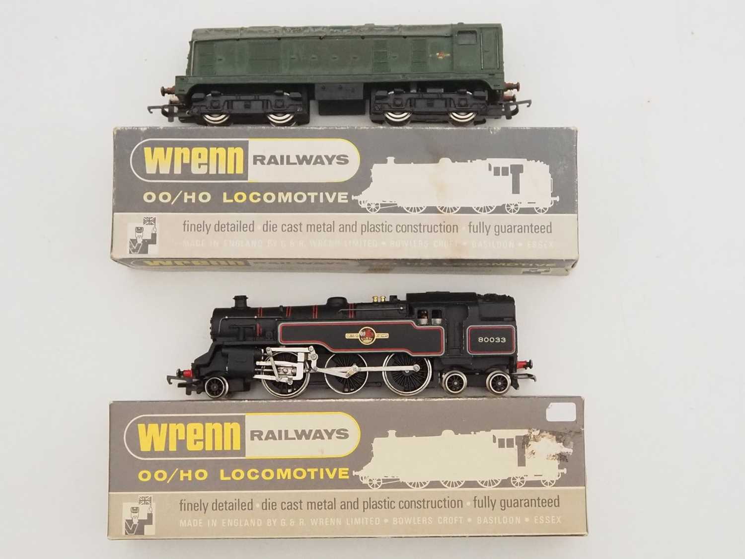 Lot 411 - A par of WRENN OO gauge locomotives