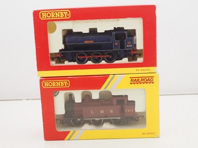 Lot 414 - A pair of HORNBY OO gauge steam tank...