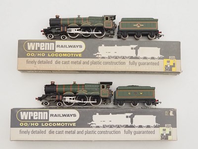 Lot 416 - A pair of WRENN OO gauge Castle Class steam...