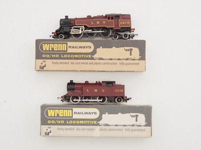 Lot 418 - A pair of WRENN HO gauge steam tank...
