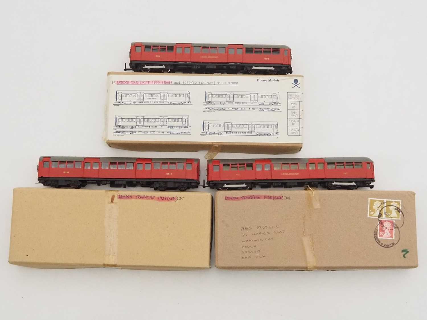 Lot 434 - A group of OO gauge white metal kit built...