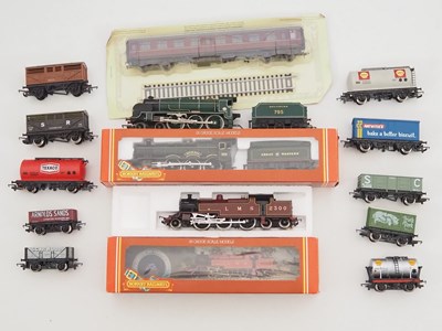 Lot 438 - A quantity of HORNBY OO gauge locomotives and...