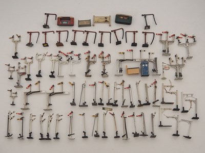 Lot 450 - A large quantity of unboxed OO gauge signals...