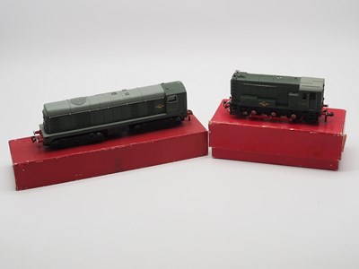 Lot 451 - A pair of HORNBY DUBLO OO gauge 2-rail diesel...