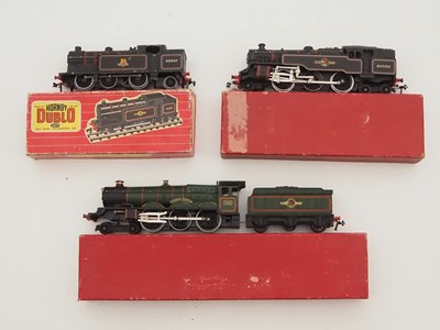 Lot 453 - A group of HORNBY DUBLO OO gauge 2-rail steam...