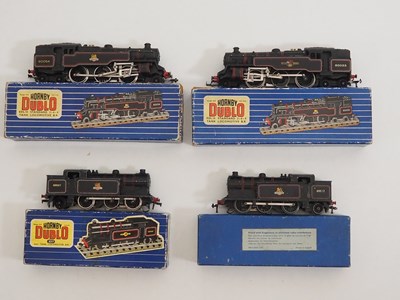 Lot 476 - A group of HORNBY DUBLO OO gauge 3-rail steam...