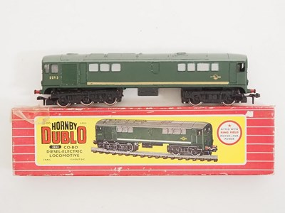 Lot 493 - A pair of HORNBY DUBLO OO gauge 2-rail diesel...