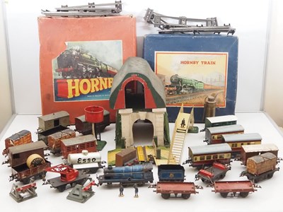 Lot 502 - A large quantity of playworn HORNBY O gauge...