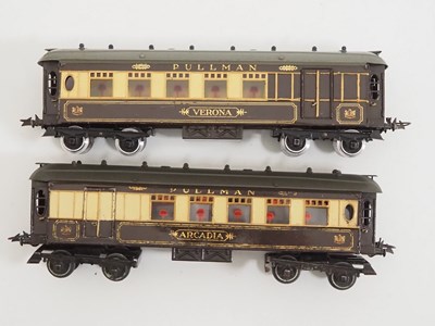 Lot 507 - A pair of HORNBY O gauge No. 2 Special Pullman...