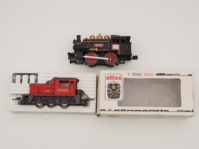 Lot 517 - A pair of American Outline O gauge locomotives...