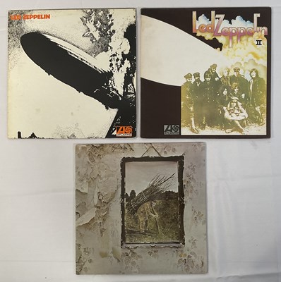 Lot 447 - VINYL - A group of LED ZEPPELIN LP albums to...