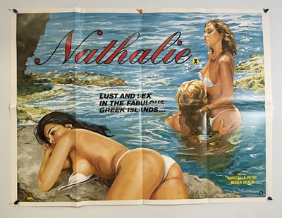 Lot 136 - NATHALIE (1981) British Quad, 'Lust and sex in...