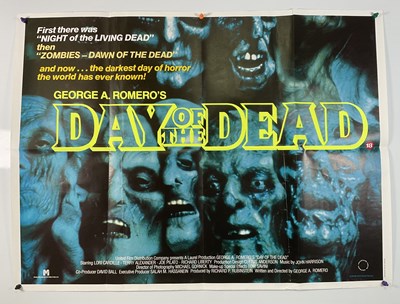 Lot 111 - DAY OF THE DEAD (1985) - UK Quad Film Poster -...