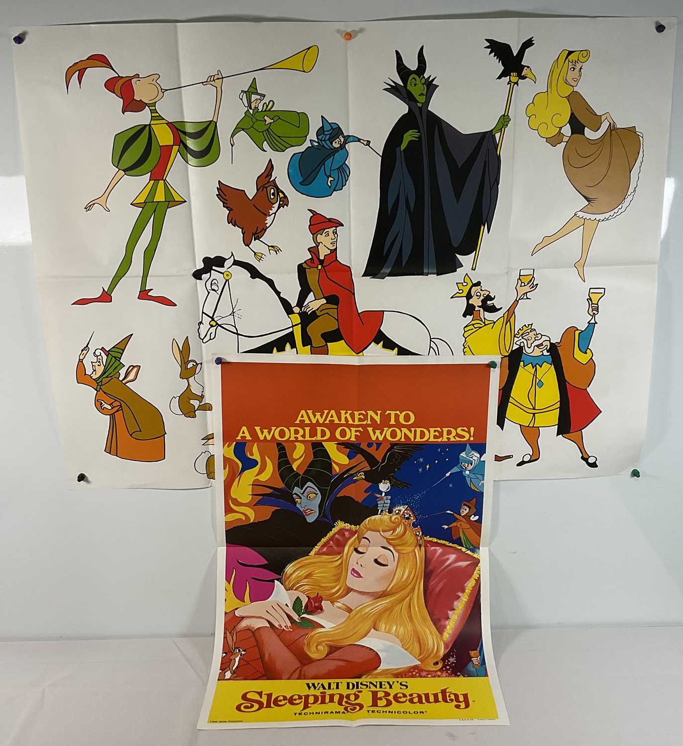 Lot 175 - WALT DISNEY: SLEEPING BEAUTY (1970s) UK double...