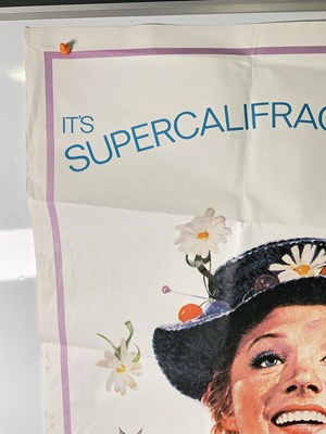 Lot 177 - WALT DISNEY - MARY POPPINS (1964) UK 60" x 40"...