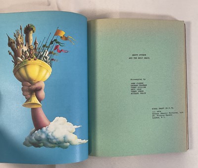 Lot 385 - AUTOGRAPHS - A copy of Monty Python and the...
