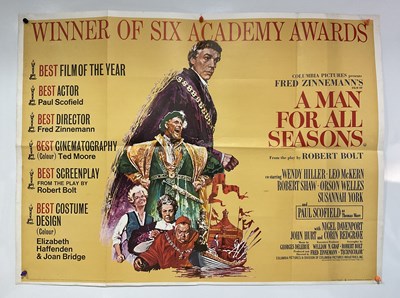 Lot 56 - A MAN FOR ALL SEASONS (1966) Review style UK...