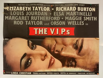 Lot 154 - THE V.I.P.s (1963) UK Quad film poster,...