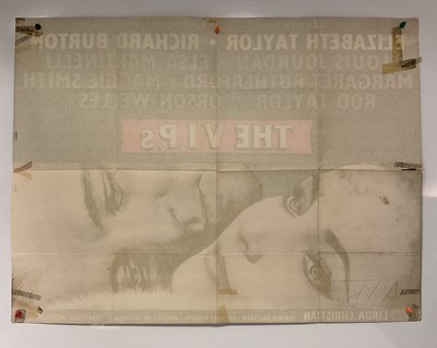 Lot 154 - THE V.I.P.s (1963) UK Quad film poster,...