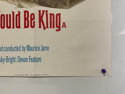 Lot 35 - THE MAN WHO WOULD BE KING (1975) - UK Quad...