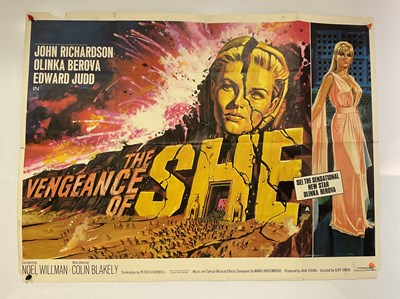 Lot 47 - THE VENGEANCE OF SHE (1968) - Tom Chantrell...