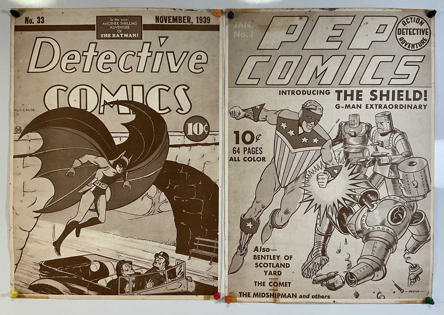 Lot 277 - COMIC ART - A couple of reproduction comic...