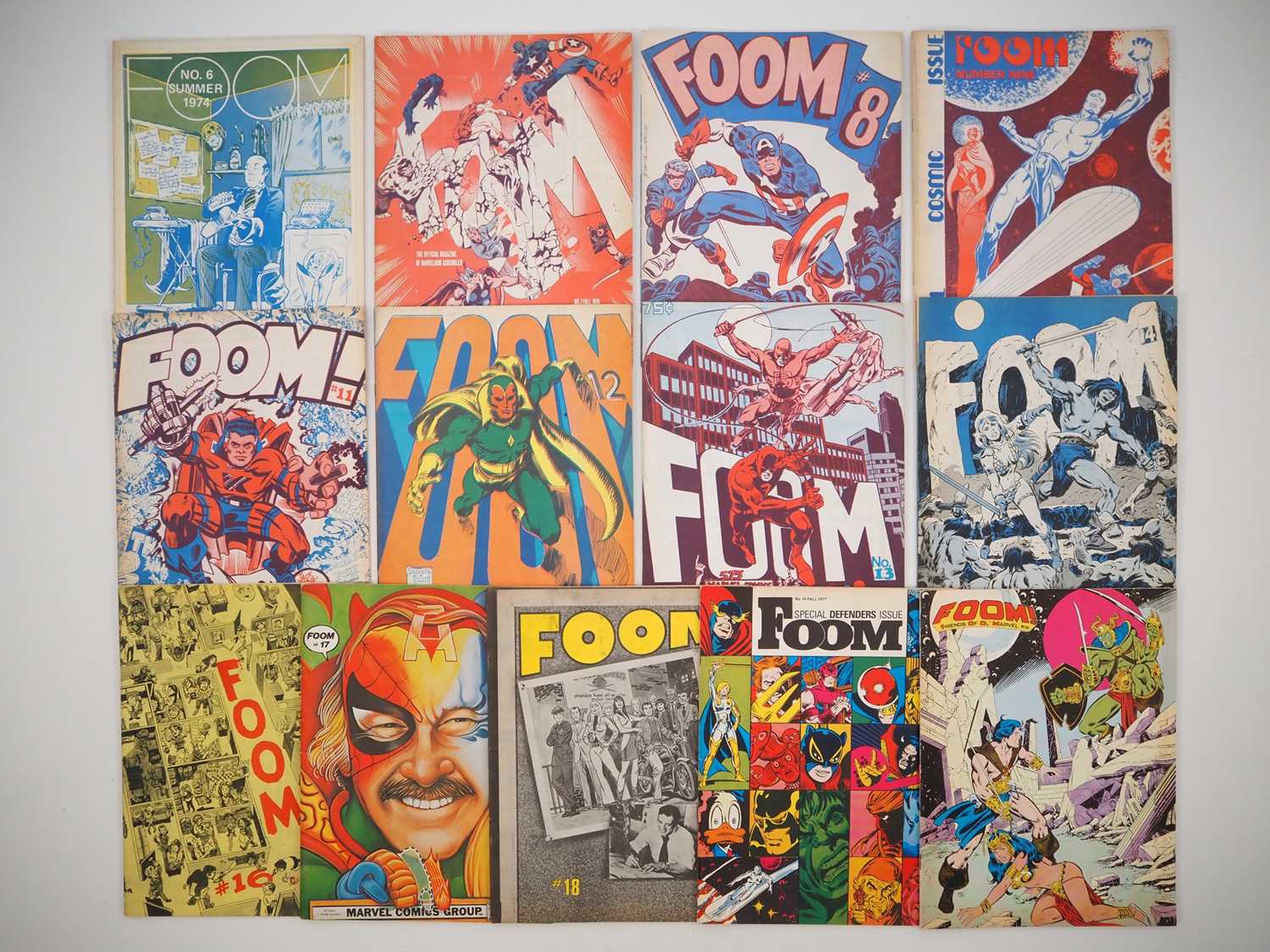 Lot 4 - FOOM MAGAZINE #6, 7, 8, 9, 11, 12, 13, 14, 16,...