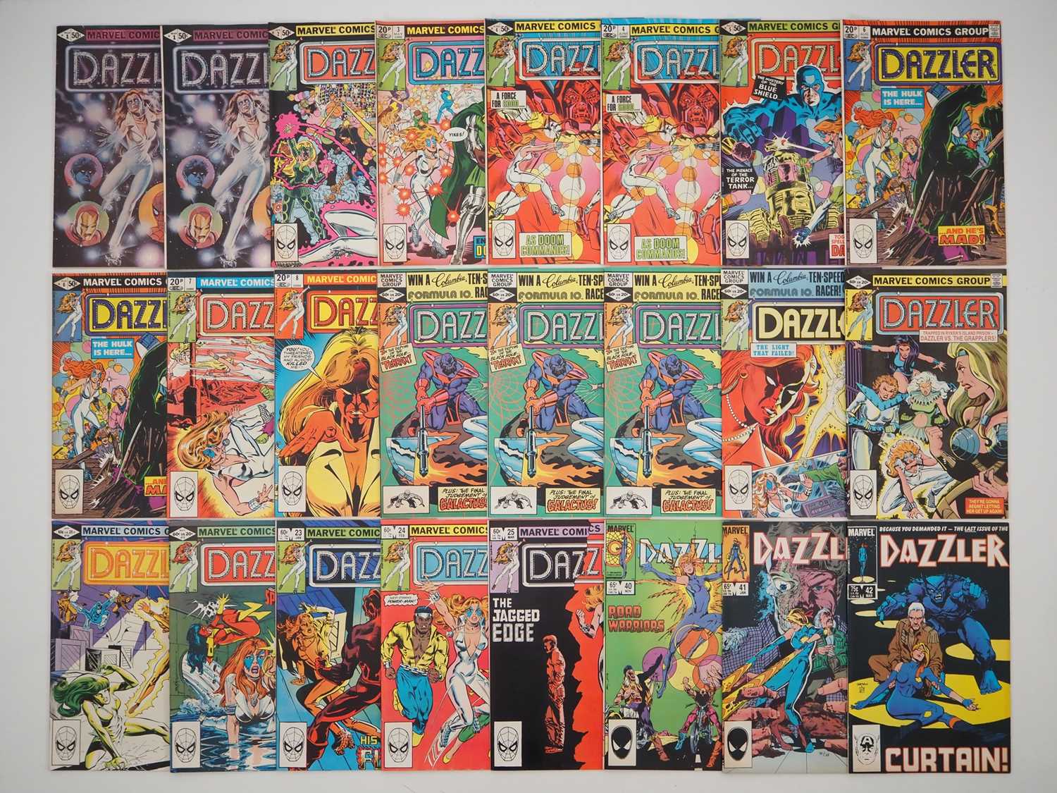 Lot 29 - DAZZLER #1(x2), 2, 3, 4(x2), 5, 6(x2), 7, 8,...