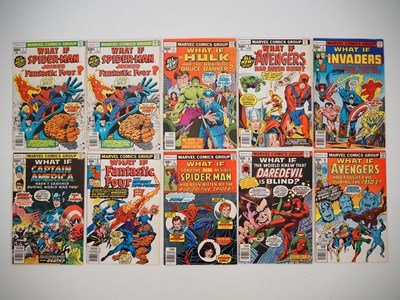 Lot 44 - WHAT IF #1 to 9 (10 in Lot - 2 copies of issue...