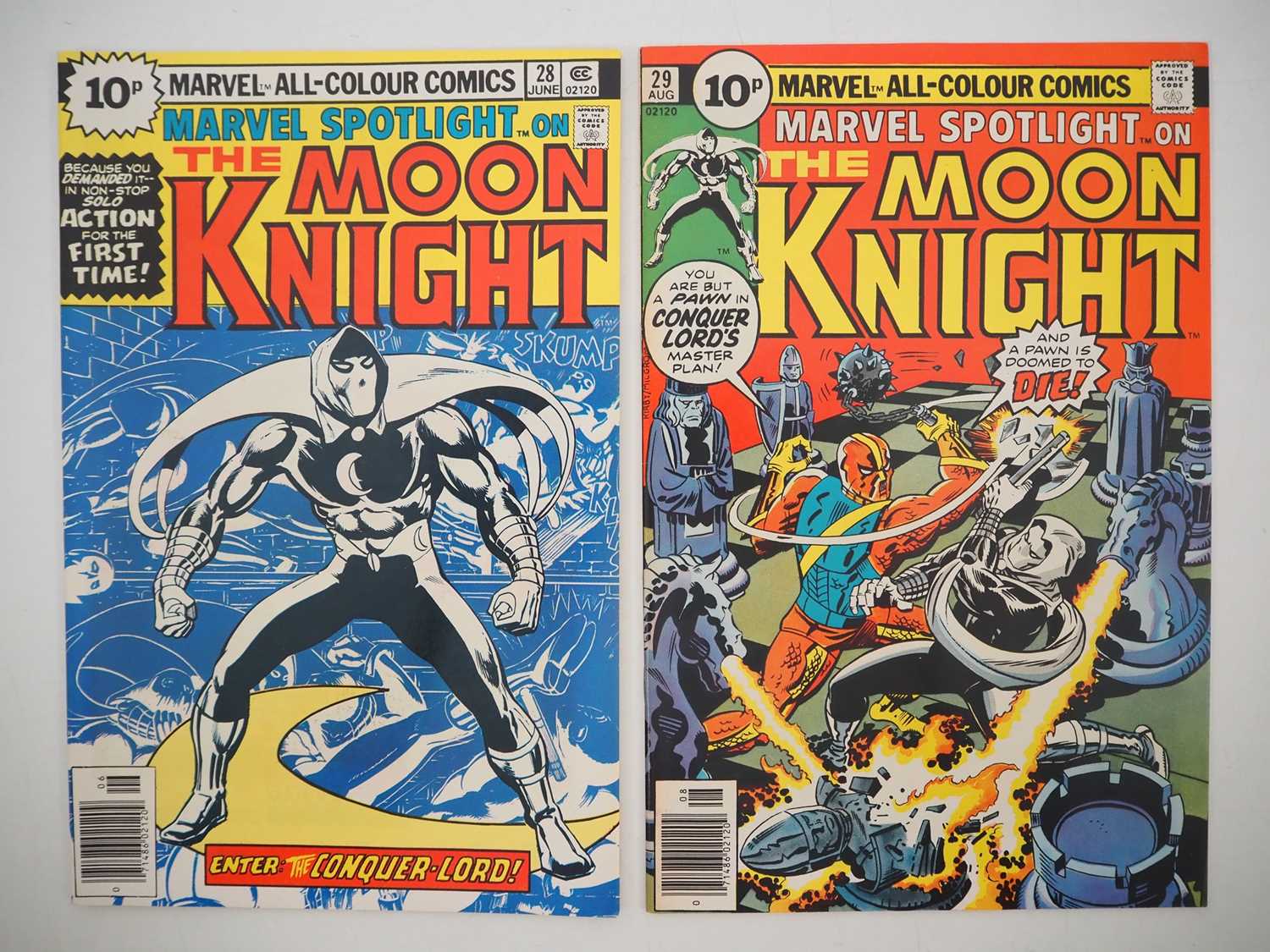 Lot 46 - MARVEL SPOTLIGHT: MOON KNIGHT #28 & 29 (2 in...