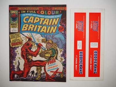Lot 53 - CAPTAIN BRITAIN #2 - (1976 - BRITISH MARVEL) -...