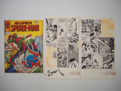 Lot 87 - SUPER SPIDER-MAN #289 COMIC & ACTUAL BLACK AND...
