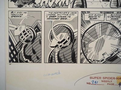 Lot 88 - SUPER SPIDER-MAN #291 COMIC & ACTUAL BLACK AND...