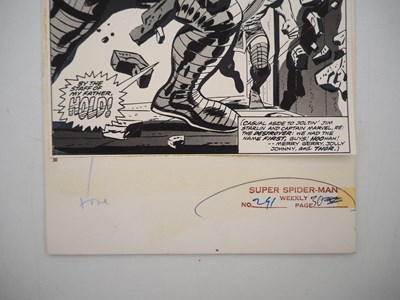 Lot 88 - SUPER SPIDER-MAN #291 COMIC & ACTUAL BLACK AND...